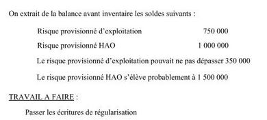 Exercice Comptabilité Générale