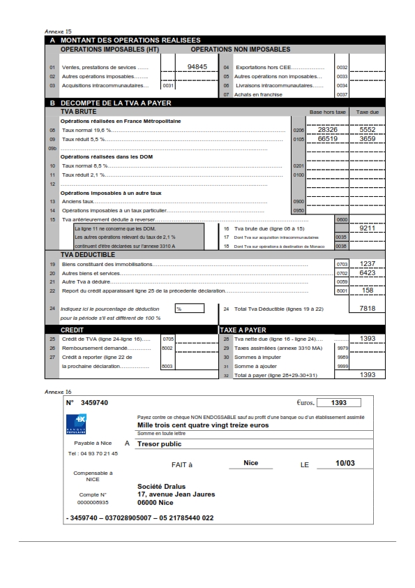 Exercice comptabilité corrigé