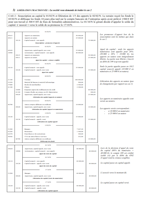 Exercice comptabilité approfondie