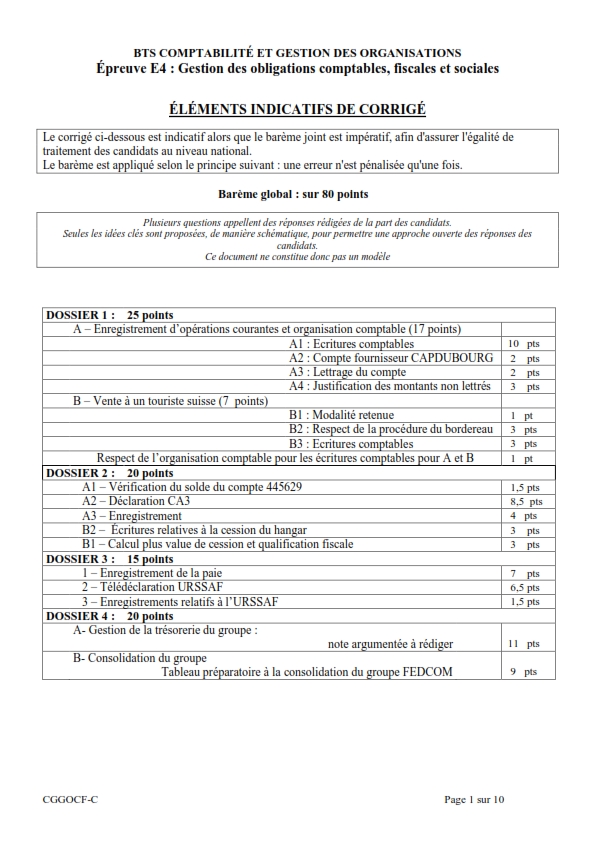 travailler à l'aide des documents comptables