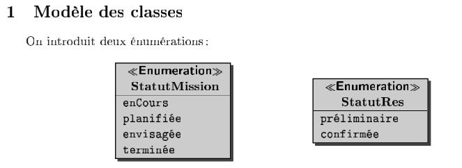 Diagramme de Classe